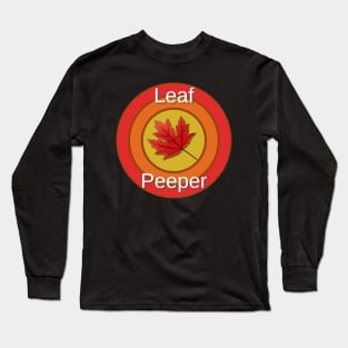 Leaf Peeper Fall Autumn Color Watching Long Sleeve T-Shirt